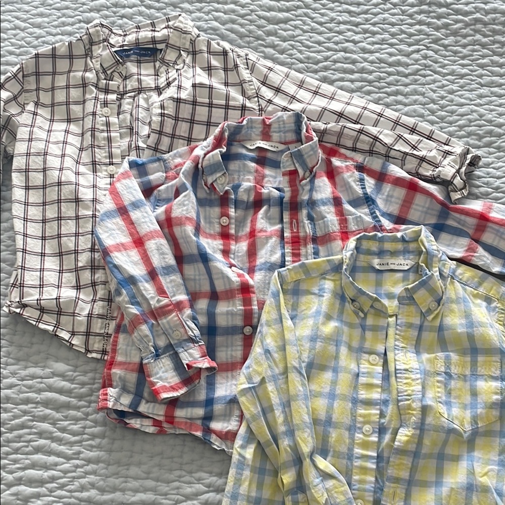 Plaid Button-Down Men’s Shirt - Red, Blue, Yellow